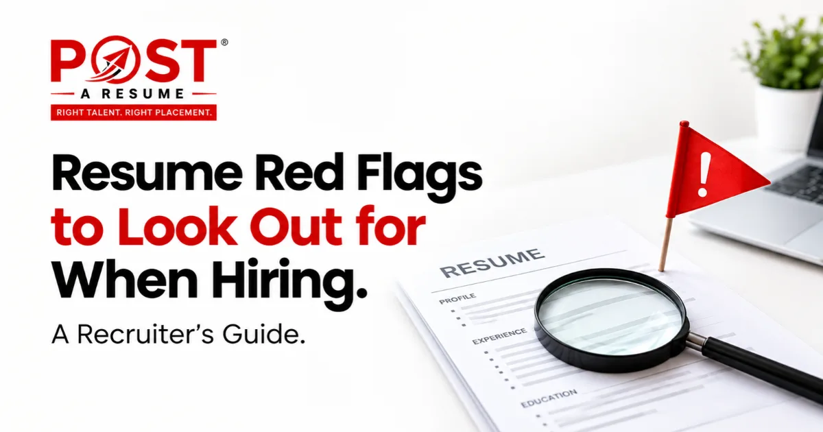 Resume Red Flags to Look Out for When Hiring: A Recruiter's Guide