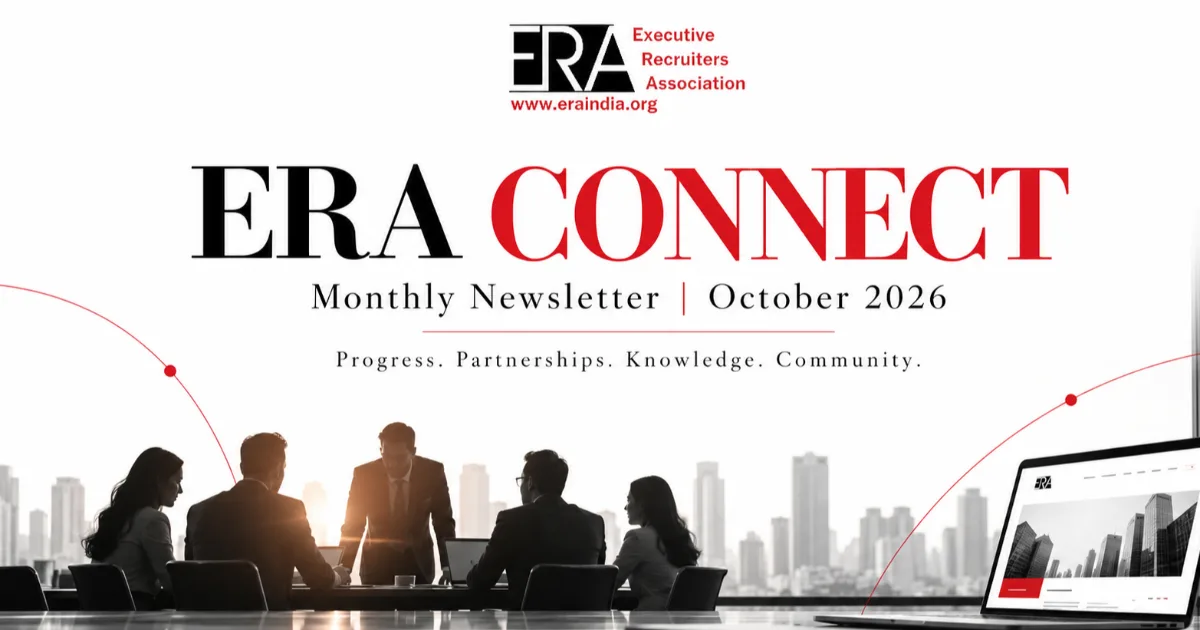 ERA CONNECT | Monthly Newsletter | October 2026